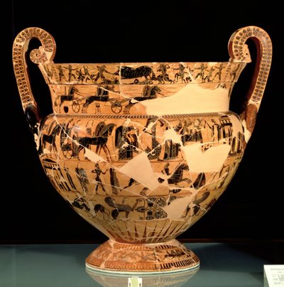エルゴティモス作「フランソワの壺」B面（紀元前575～560年頃）紀元前570年頃（陶器 作： Kleitias Kleitias