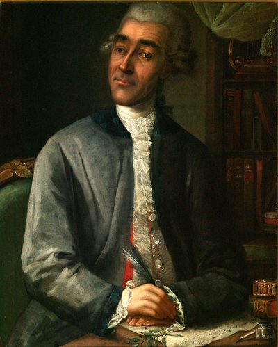 作家ヴァシリー・グリゴリエヴィッチ・ルーバンの肖像 1742-1795, 1786 作： Klipekov