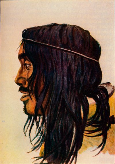 エスキモーの習作」1917年頃、1928年 作： Knud Johan Victor Rasmussen