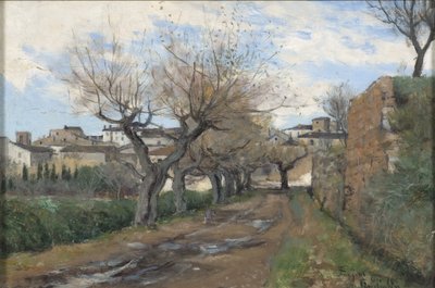 フレジュスの街、1878 作： Knut Axel Lindman