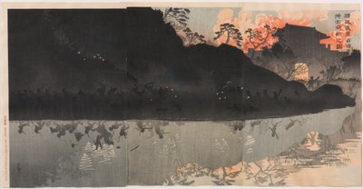 台湾のペスカドール諸島を占領する私たちの精鋭部隊 作： Kobayashi Kiyochika