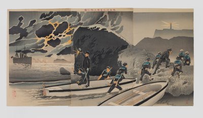  作： 小林清親