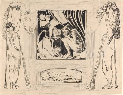 夏のアレゴリー 作： Koloman Moser