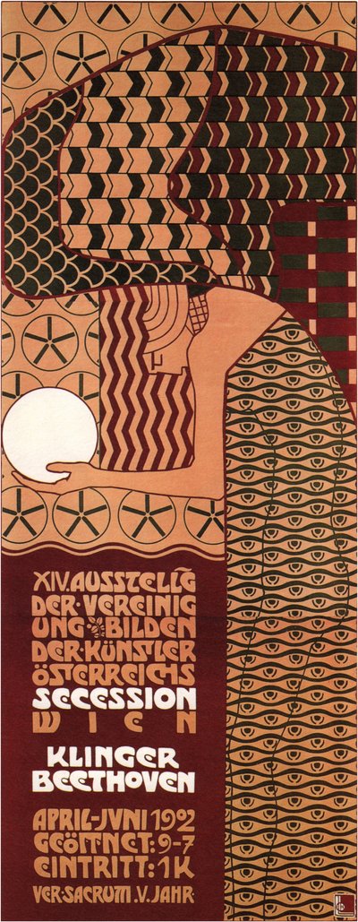 ウィーン分離派展のポスター、1902 作： Koloman Moser
