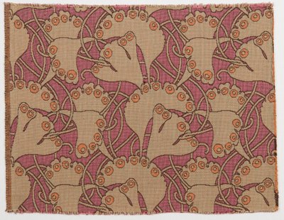 テキスタイルデザイン、1898年。 作： Koloman Moser