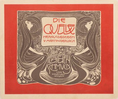 ソース、1901年。 作： Koloman Moser