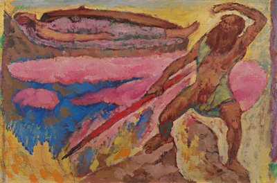 ウータンとブリュンヒルデ、c。 1916 作： Koloman Moser