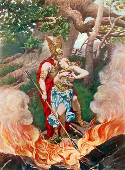 ヴァルキリー、アクトIIIシーンII 作： Konrad Dielitz