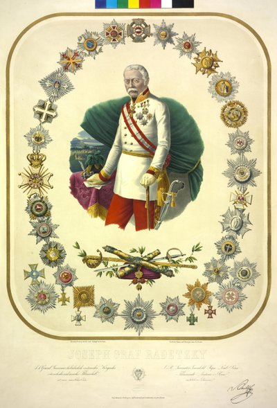 ジョセフ・ラデツキー（石版画家） 作： Konrad Grob