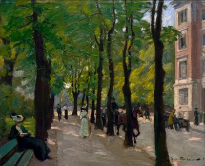 Königin-Augusta-Straße、Calandrelli– Platz、ベルリン 作： Konrad von Kardorff
