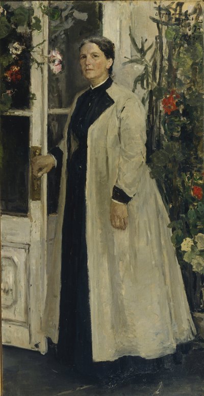 オルガ・パブロヴナ・オルロヴァの肖像1838-1926 作： Konstantin Alekseevich Korovin