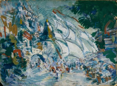 N.リムスキーコルサコフ作「Sadko」の舞台デザイン、1906年 作： Konstantin Alekseevich Korovin