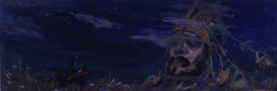 M.グリンカ作のオペラ「ルスランとルドミラ」の舞台デザイン、1907年 作： Konstantin Alekseevich Korovin