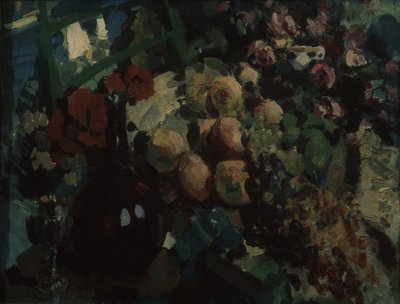 静物。つると果物、1917 作： Konstantin Alekseevich Korovin