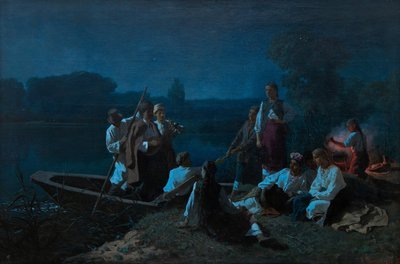 1878年、ウクライナのペンテコステの前夜 作： Konstantin Alexandrovich Trutovsky