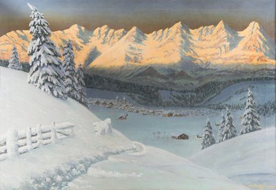 冬の風景 作： Konstantin Alexandrovich Veshchilov
