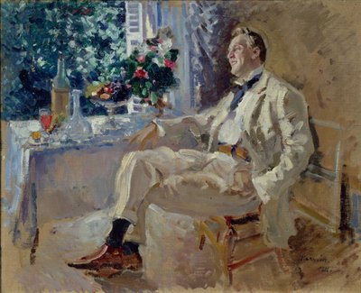歌手フョードル・イワノビッチ・シャリアピンの肖像 1873-1938, 1911. 作： Konstantin Alexeyevich Korovin