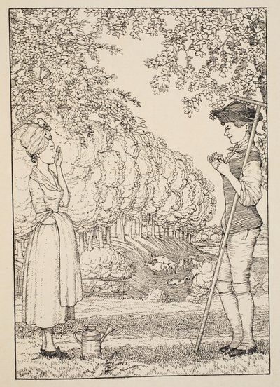 幸せな合意、1918 作： Konstantin Andreevic Somov