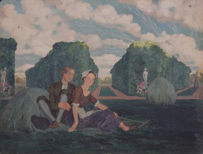 恋人 作： Konstantin Andreevic Somov
