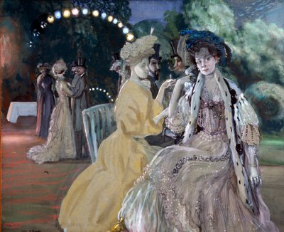 花魁、1903年。 作： Konstantin Andreyevich Somov
