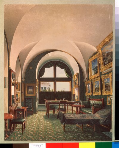 サンクトペテルブルクの冬宮殿にある皇帝ニコラス1世の小さな書斎 - 作品 作： Konstantin Andreyevich Ukhtomsky