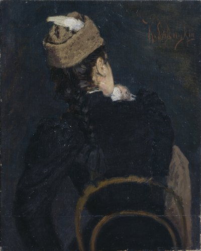 女子学生、1890年代 作： Konstantin Apollonovich Savitsky