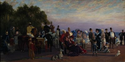 ストレルカ島の唾液、1870年代 作： Konstantin Apollonovich Savitsky