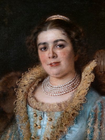 Varvara Alekseevna Morozovaの肖像 作： Konstantin E Makovskij