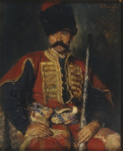 ザポロジアンコサック、1884年 作： Konstantin Egorovich Makovsky