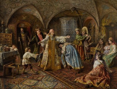盲人のはったり。 作： Konstantin Egorovich Makovsky