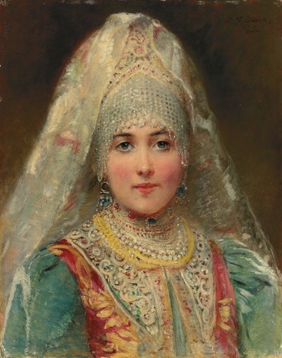 ボヤリーナ 作： Konstantin Egorovich Makovsky