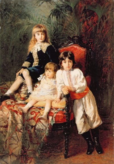 バラショフさんの子供たち 作： Konstantin Egorovich Makovsky