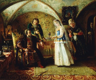 はじめに、1868 作： Konstantin Egorovich Makovsky