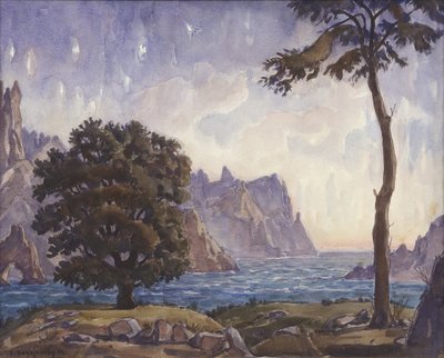 風景、1942 作： Konstantin Fyodorovich Bogayevsky