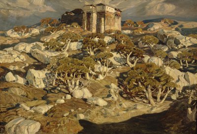 古代クリミア、1903 作： Konstantin Fyodorovich Bogayevsky