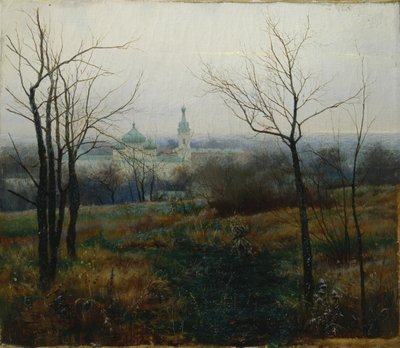 秋は終わった、1887 作： Konstantin Konstantinovich Pervukhin