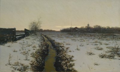 冬の夜、1888 年 作： Konstantin Konstantinovich Pervukhin