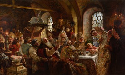 ボヤールの結婚式の饗宴 作： Konstantin Makovsky