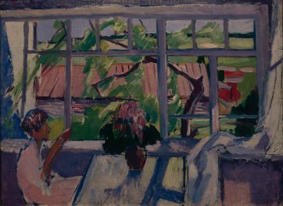 テラスにて、1929年 作： Konstantin Nikolayevich Istomin