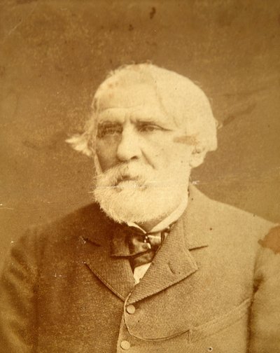 著者 Ivan Sergeyevich Turgenev (Sergueyevich Tourgueniev) (1818-1883) の肖像画。 アルブミン 写真提供：Konstantin Schapiro (1839-1900) 作： Konstantin Schapiro