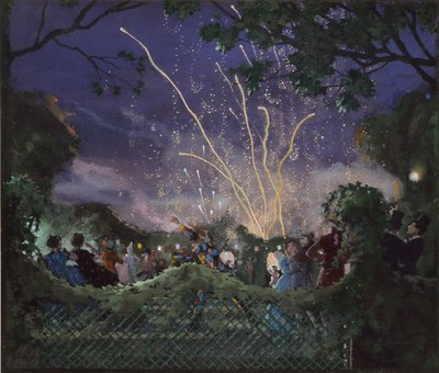 花火（1929年 作： Konstantin Somov