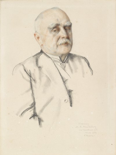 ミハイル・ヴァシル・エヴィチ・ブライケヴィッチの肖像（1934年 作： Konstantin Somov