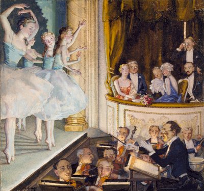 ロシアのバレエ（1930年 作： Konstantin Somov