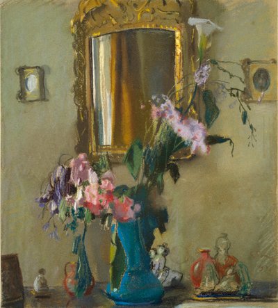 静物画。インテリア」1931年 作： Konstantin Somov