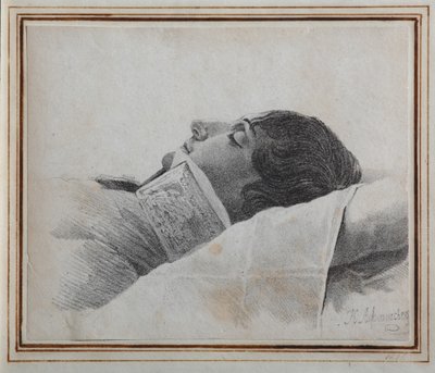 1827年、死の床に立つディミトリベネビティノフ 作： Konstantin Yakovlevich Afanasyev