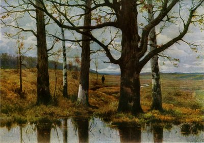 秋の風景、c1908、1965。 作： Konstantin Yakovlevich Kryzhitsky