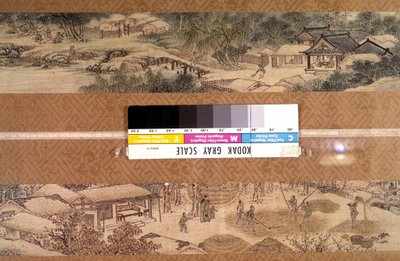 アートコリーン：四季の山水図 金斗梁（トゥリャン）（1686-1764）筆による。 作： Korean School