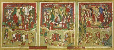 地獄の十王の三人 作： Korean School