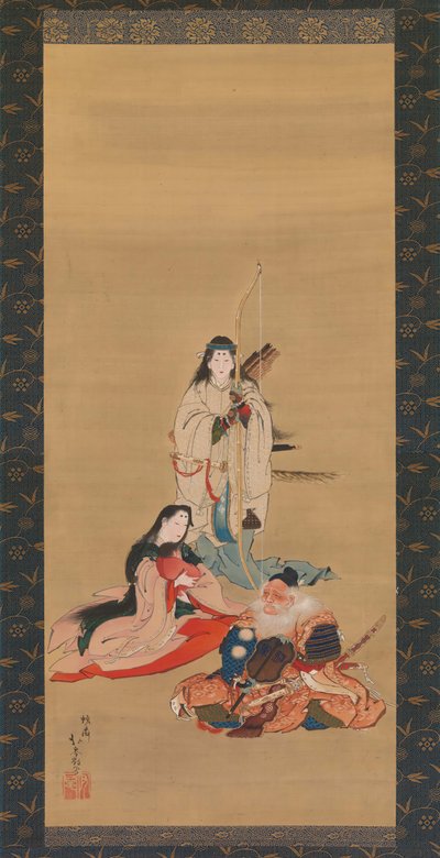 伝説の神功皇后、19世紀半ば。 作： Kosai Hokushin
