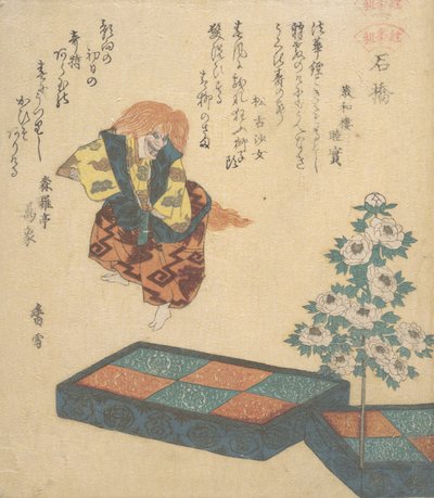 能楽堂の風景 1820年頃 作： Kosetsu